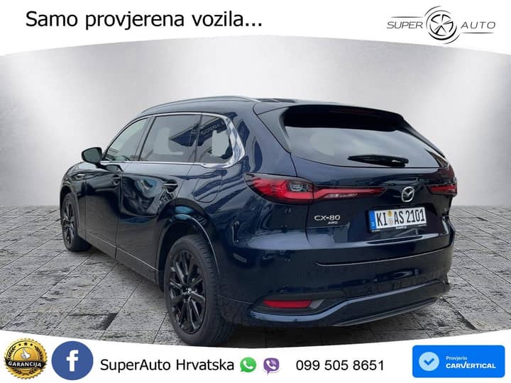 Mazda CX-80 3.3 e-Skyactiv AWD Aut. Homura 254 KS, PANO+360+GR SJED+VIRT+LANE