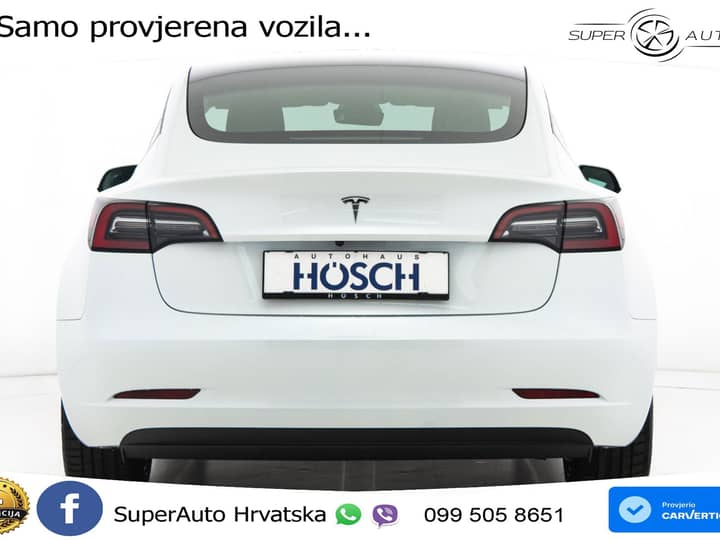 Tesla Model 3 Standard Plus 306 KS, ACC+KAM+GR SJED+PANO+NAVI