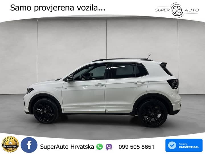 VW T-Cross 1.5 TSI DSG R-Line 150 KS, ACC+KAM+KEY+GR SJED+VIRT+LANE