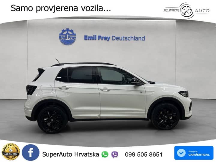 VW T-Cross 1.5 TSI DSG R-Line 150 KS, ACC+KAM+KEY+GR SJED+VIRT+LANE