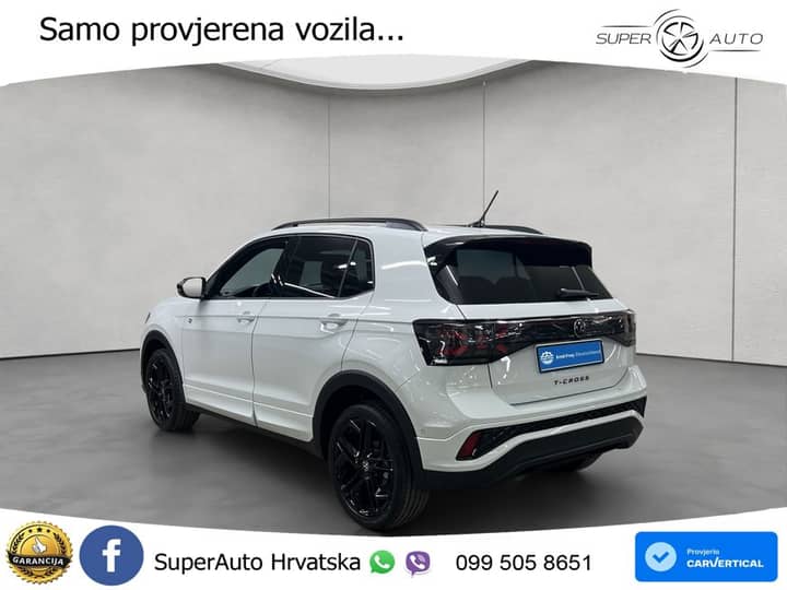 VW T-Cross 1.5 TSI DSG R-Line 150 KS, ACC+KAM+KEY+GR SJED+VIRT+LANE