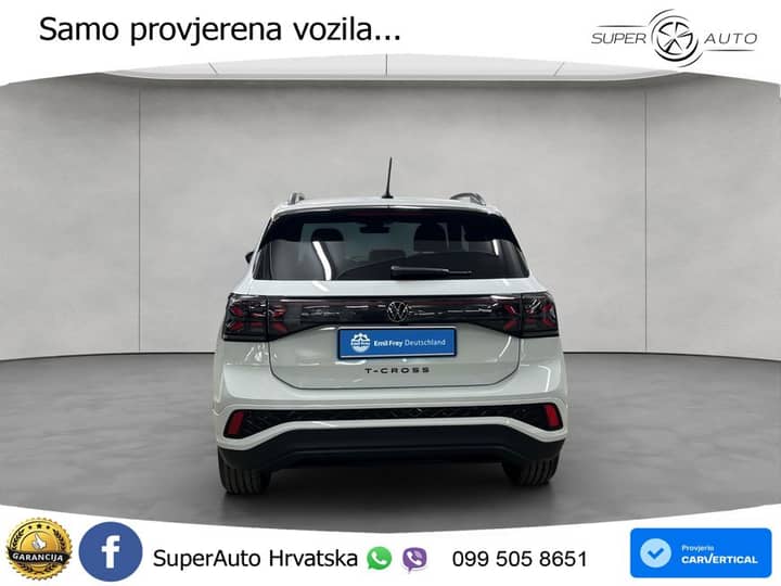 VW T-Cross 1.5 TSI DSG R-Line 150 KS, ACC+KAM+KEY+GR SJED+VIRT+LANE