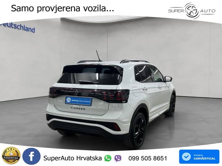 VW T-Cross 1.5 TSI DSG R-Line 150 KS, ACC+KAM+KEY+GR SJED+VIRT+LANE