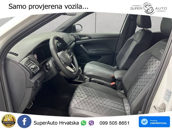 VW T-Cross 1.5 TSI DSG R-Line 150 KS, ACC+KAM+KEY+GR SJED+VIRT+LANE