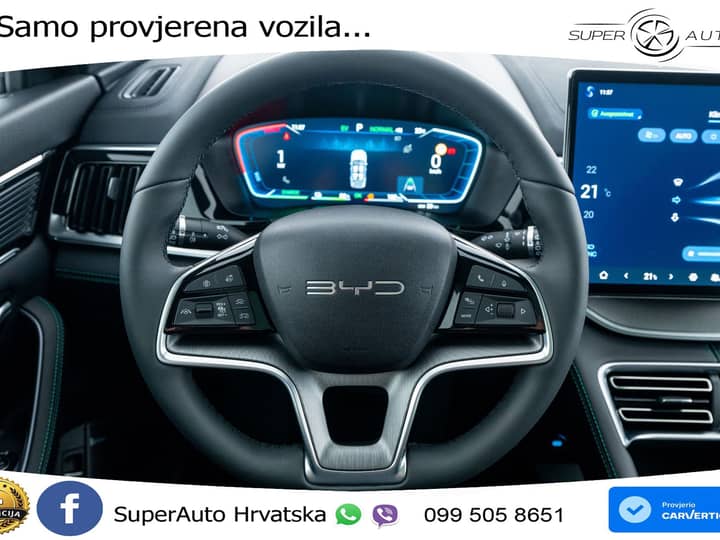NOVO BYD Seal U DM-i 1.5L AWD Aut. Design 324 KS, ACC+360+GR SJED+PANO+HEAD+VIRT