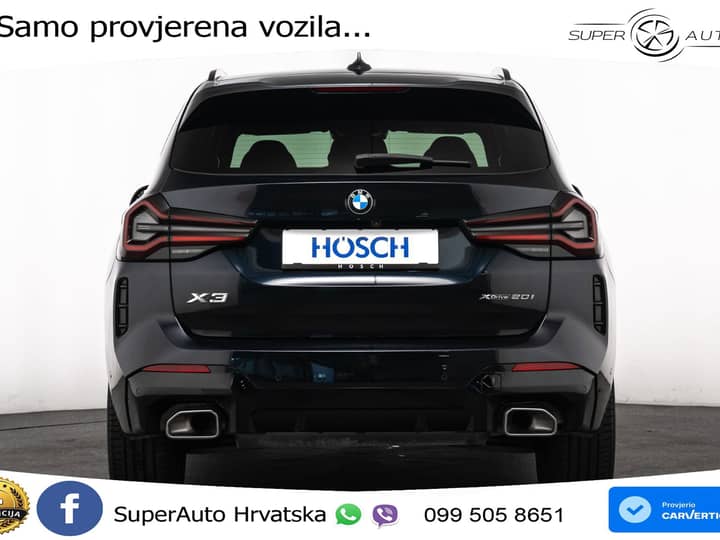 BMW X3 20i xDrive Steptronic M Sport 184 KS, LED+ASIST+GR SJED+KAM+PDC