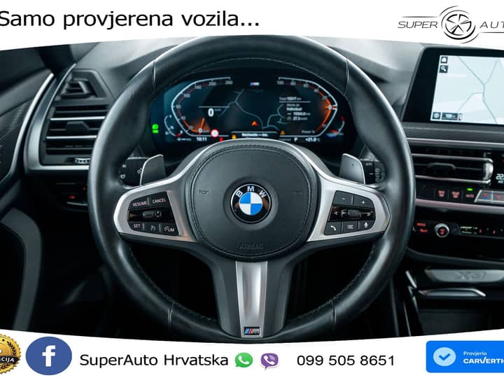 BMW X3 20i xDrive Steptronic M Sport 184 KS, LED+ASIST+GR SJED+KAM+PDC