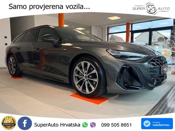 Audi A6 Avant 2.0 TDI Aut. S line 204 KS, ACC+LED+360+GR SJED+PANO