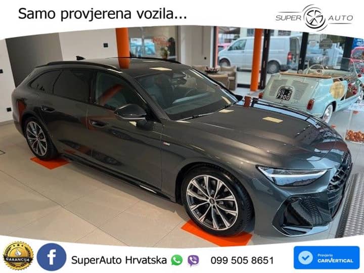 Audi A6 Avant 2.0 TDI Aut. S line 204 KS, ACC+LED+360+GR SJED+PANO