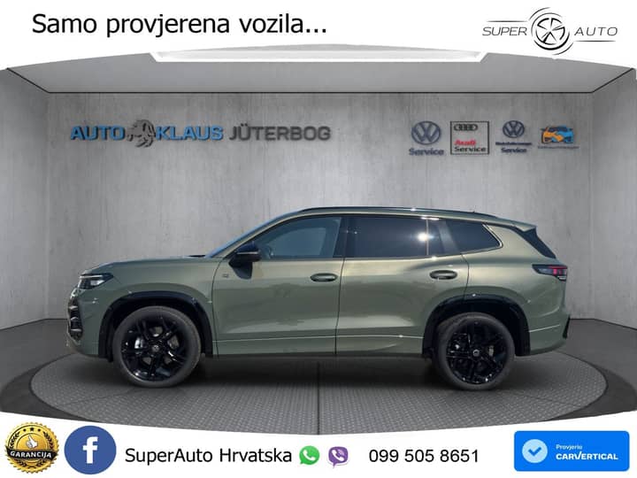 VW Tayron 2.0 TDI 4M R-Line 193 KS, PANO+360+ACC+GR SJED+HEAD+KEY+LANE