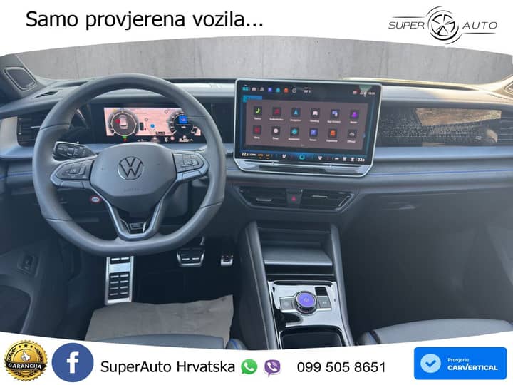 VW Tayron 2.0 TDI 4M R-Line 193 KS, PANO+360+ACC+GR SJED+HEAD+KEY+LANE