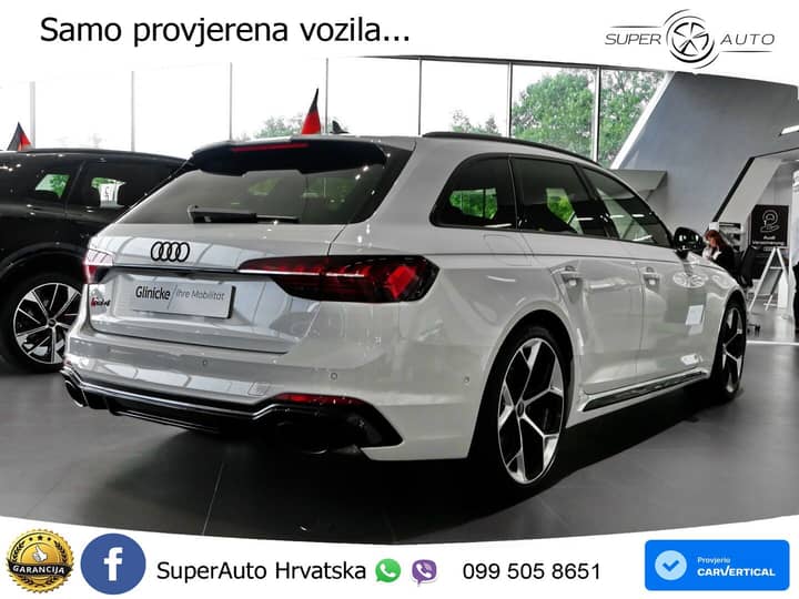 Audi RS4 Avant 2.9 TFSI V6 quattro tiptronic 450 KS, CARBON+PANO+4xGR SJED+360