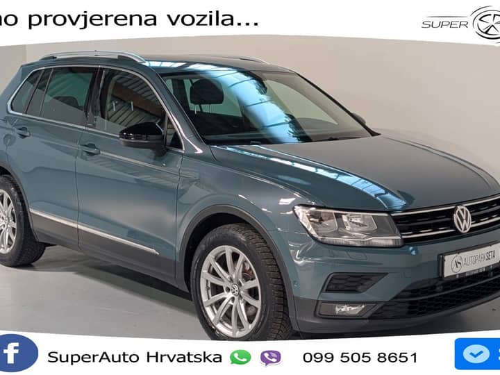 VW Tiguan 2.0 TDI DSG Comfortline 150 KS, PANO+ACC+KAM+GR SJED+KEY+VIRT+LANE