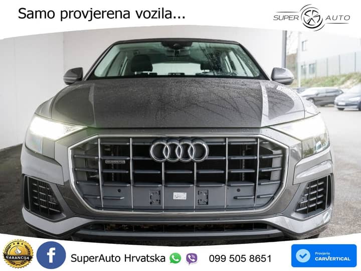Audi Q8 55 TFSIe V6 quattro Aut. 381 KS, ACC+KAM+LED+GR SJED+PANO+VIRT+ASIST