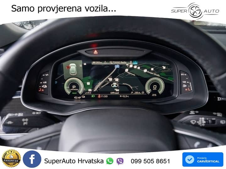 Audi Q8 55 TFSIe V6 quattro Aut. 381 KS, ACC+KAM+LED+GR SJED+PANO+VIRT+ASIST