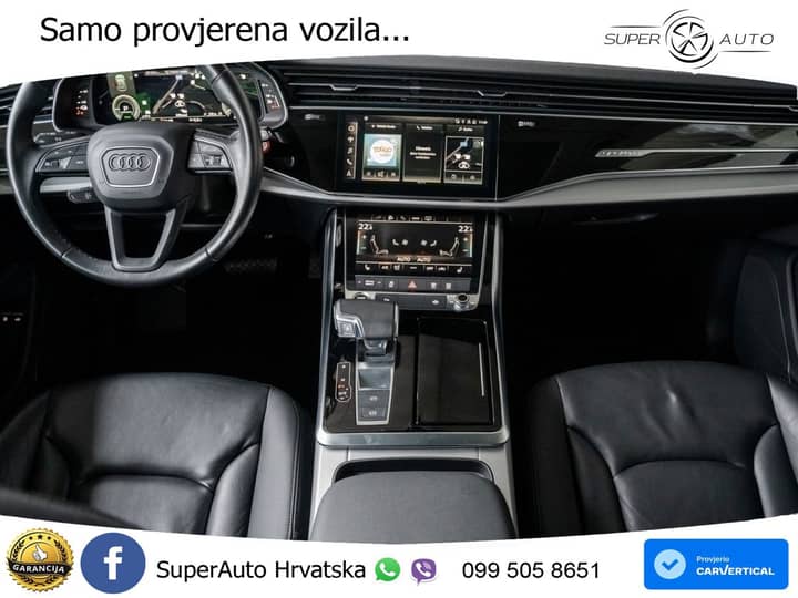 Audi Q8 55 TFSIe V6 quattro Aut. 381 KS, ACC+KAM+LED+GR SJED+PANO+VIRT+ASIST
