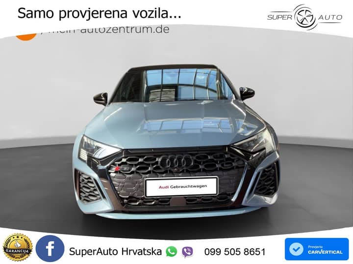 Audi RS3 2.5 TFSI quattro S tronic 400 KS, ACC+KAM+GR SJED+HEAD+VIRT+ASIST