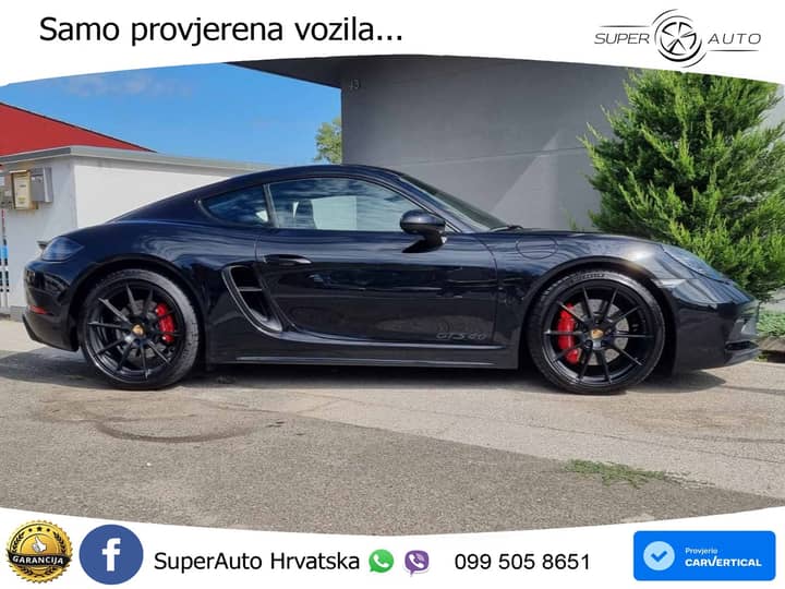 Porsche 718 Cayman GTS 4.0 PDK 400 KS, REG 07/27 ACC+KAM+GR SJED+LED+NAVI