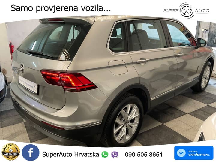 VW Tiguan 2.0 TDI 4M DSG Highline 150 KS, LED+ACC+GR SJED+KAM+PDC