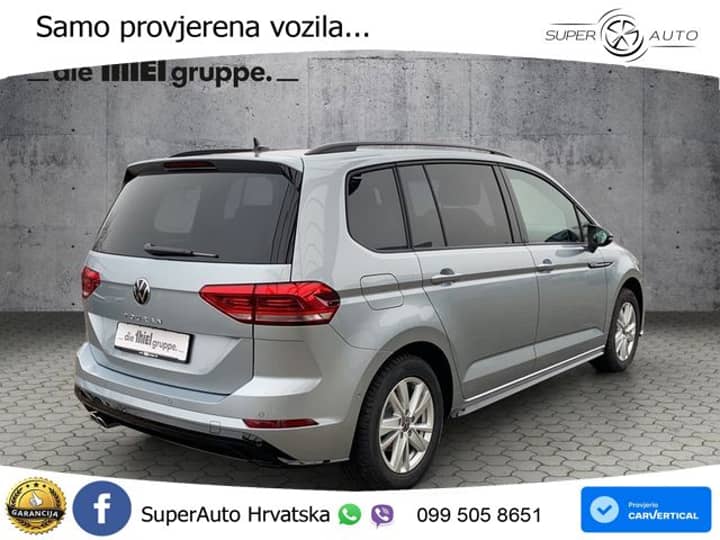 VW Touran 2.0 l TDI DSG Highline 150 KS, LED+ACC+GR SJED+KAM+PARK