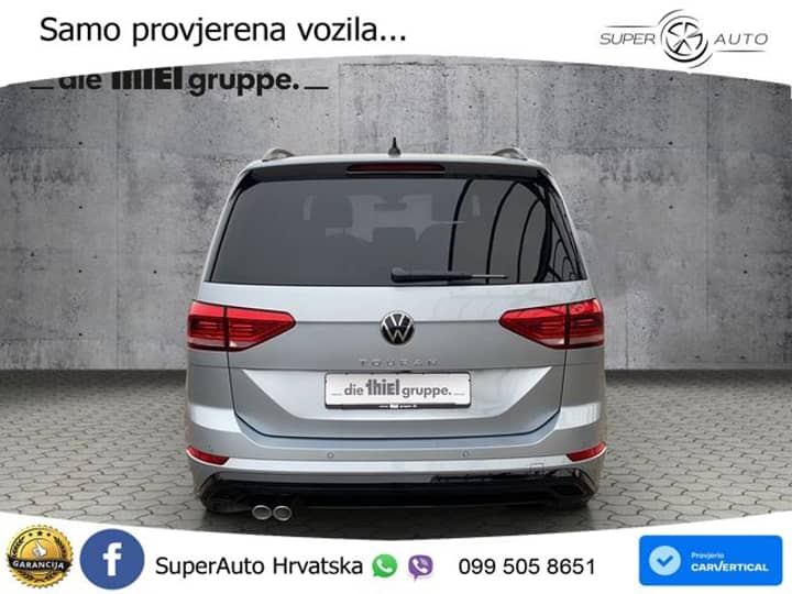 VW Touran 2.0 l TDI DSG Highline 150 KS, LED+ACC+GR SJED+KAM+PARK