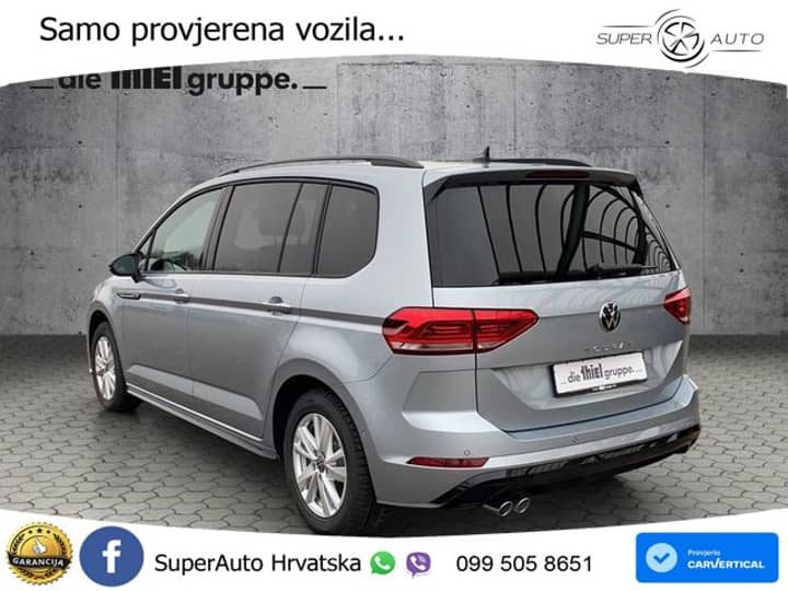 VW Touran 2.0 l TDI DSG Highline 150 KS, LED+ACC+GR SJED+KAM+PARK