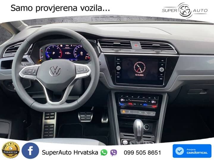 VW Touran 2.0 l TDI DSG Highline 150 KS, LED+ACC+GR SJED+KAM+PARK