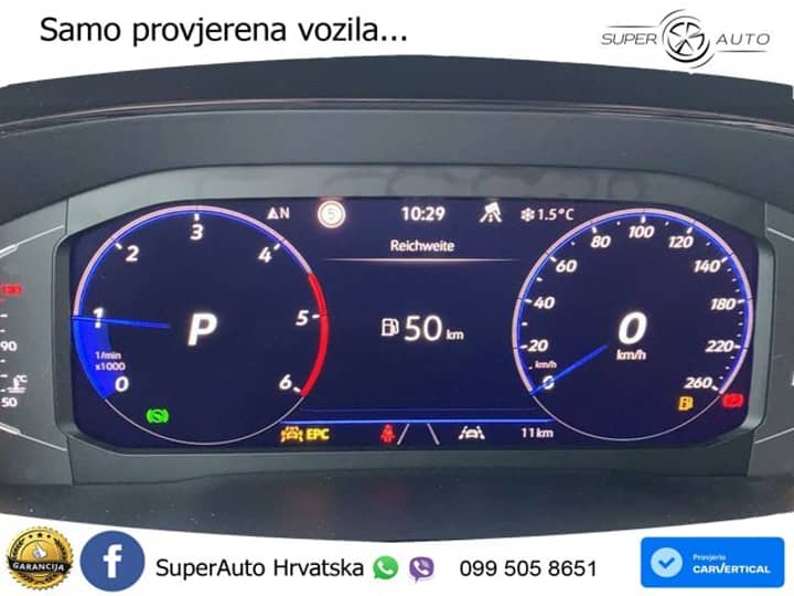 VW Touran 2.0 l TDI DSG Highline 150 KS, LED+ACC+GR SJED+KAM+PARK