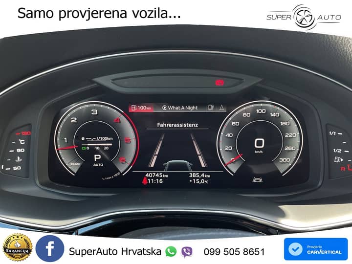 Audi Q8 50 TDI quattro Aut. S line 286 KS, LED+KAM+GR SJED+ASIST