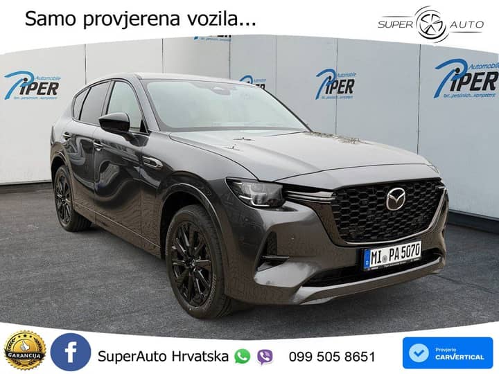 Mazda CX-60 3.3 e-Skyactiv AWD Aut. Homura Plus 254 KS, PANO+360+GR SJED+ACC+KEY
