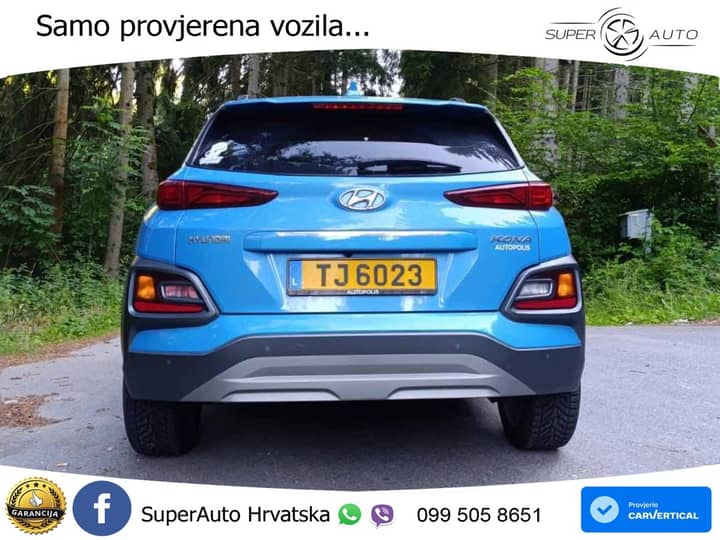 Hyundai Kona 1.0 T-GDi 120 KS, KAM+TEM+GR SJED+NAVI