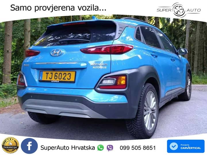 Hyundai Kona 1.0 T-GDi 120 KS, KAM+TEM+GR SJED+NAVI