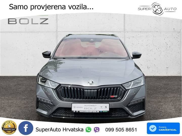 Škoda Octavia Combi 2.0 TSI DSG RS Plus 245 KS, ACC+LED+4xGR SJED+PANO+HEAD