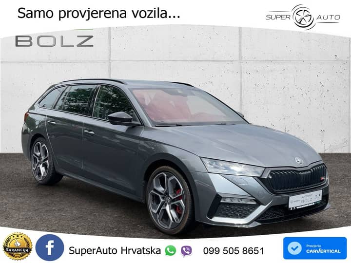 Škoda Octavia Combi 2.0 TSI DSG RS Plus 245 KS, ACC+LED+4xGR SJED+PANO+HEAD