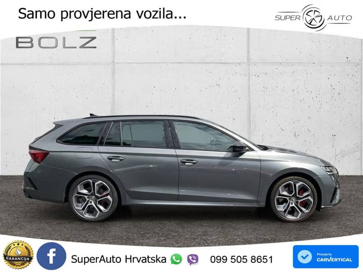 Škoda Octavia Combi 2.0 TSI DSG RS Plus 245 KS, ACC+LED+4xGR SJED+PANO+HEAD