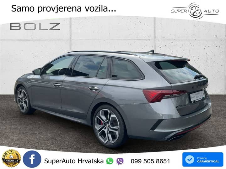 Škoda Octavia Combi 2.0 TSI DSG RS Plus 245 KS, ACC+LED+4xGR SJED+PANO+HEAD