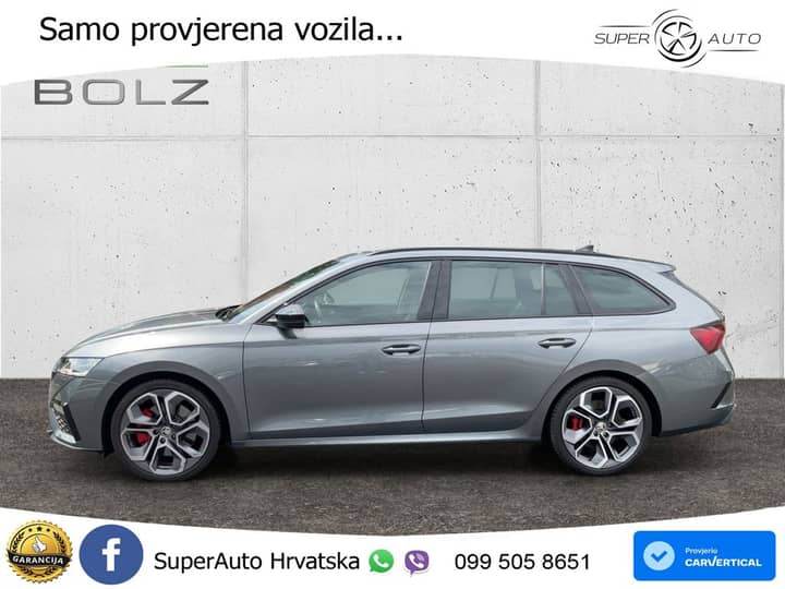 Škoda Octavia Combi 2.0 TSI DSG RS Plus 245 KS, ACC+LED+4xGR SJED+PANO+HEAD