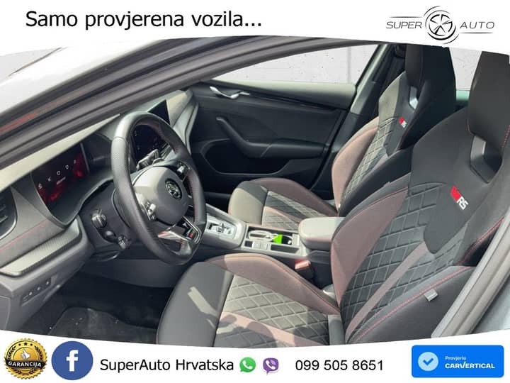 Škoda Octavia Combi 2.0 TSI DSG RS Plus 245 KS, ACC+LED+4xGR SJED+PANO+HEAD