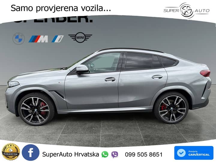 BMW X6 40d xDrive Steptronic M Sport 340 KS, LED+ACC+4xGR SJED+360+PANO