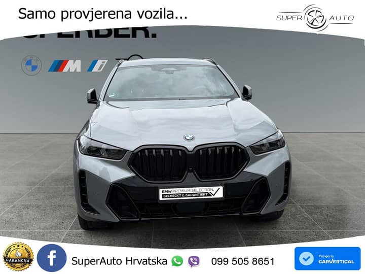BMW X6 40d xDrive Steptronic M Sport 340 KS, LED+ACC+4xGR SJED+360+PANO