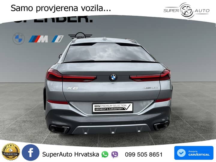 BMW X6 40d xDrive Steptronic M Sport 340 KS, LED+ACC+4xGR SJED+360+PANO