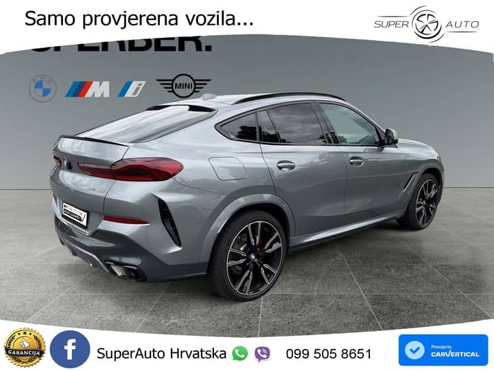BMW X6 40d xDrive Steptronic M Sport 340 KS, LED+ACC+4xGR SJED+360+PANO