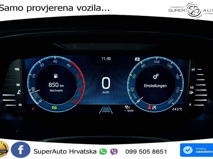 Škoda Octavia Combi 2.0 TDI DSG Ambition 150 KS, ACC+KAM+VIRT+NAVI