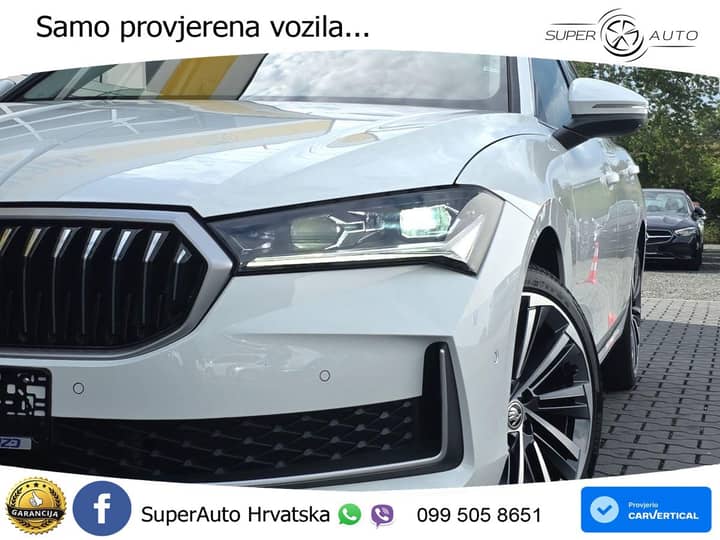 Škoda Superb Combi 2.0 TDI 4x4 L&K 193 KS, MATRIX+ACC+4xGR SJED+MASAŽA+360