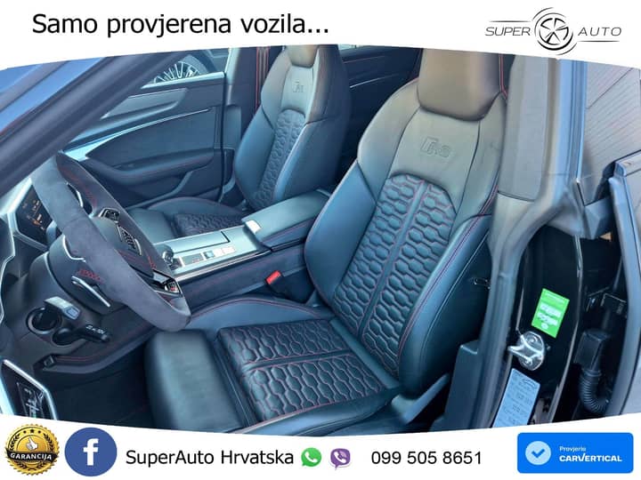 Audi RS7 4.0 TFSI V8 quattro Aut. 600 KS, ZRAČNI+360+4xGR SJED+PANO+VIRT+ASIST