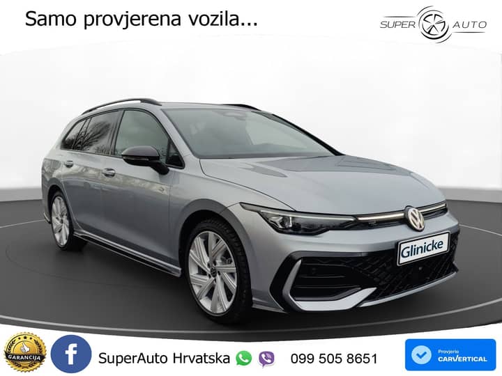 VW Golf Variant 2.0 TDI DSG R-Line 150 KS, LED+ACC+HEAD+4xGR SJED+VIRT+PARK