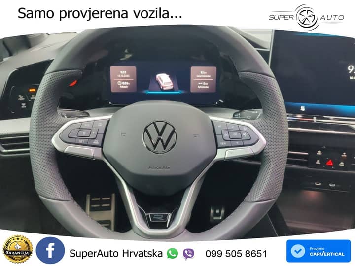 VW Golf Variant 2.0 TDI DSG R-Line 150 KS, LED+ACC+HEAD+4xGR SJED+VIRT+PARK