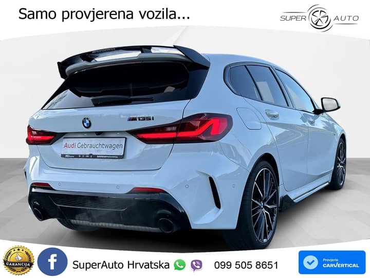 BMW M135i xDrive Aut. M Sport 306 KS, LED+ACC+PANO+GR SJED+KAM+HEAD