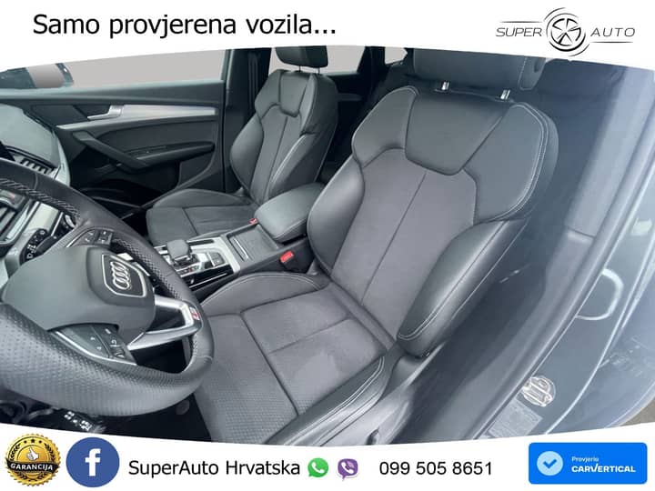 Audi Q5 SB 40 TDI quattro Aut. S line 204 KS, PANO+ACC+360+GR SJED+KEY+VIRT+LANE