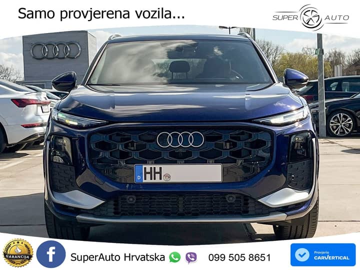 Audi Q3 2.0 TDI Aut. S line 150 KS, ACC+LED+KAM+GR SJED+VIRT+ASIST